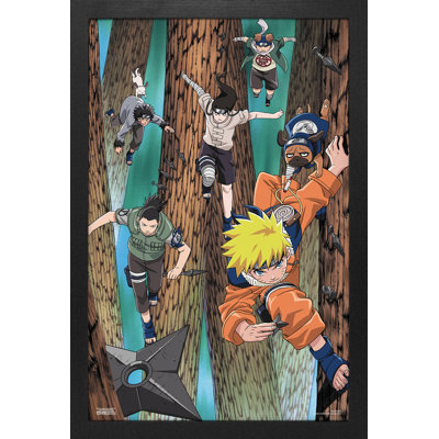 Winston Porter Naruto Classic - Naruto Woods 11x17 Gel-Coat Framed